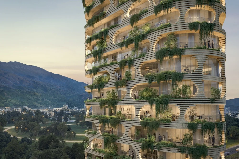 Qapital: Uribe Schwarzkopf and Kengo Kuma & Associates Unveil Andean-Inspired Skyscraper in Quito