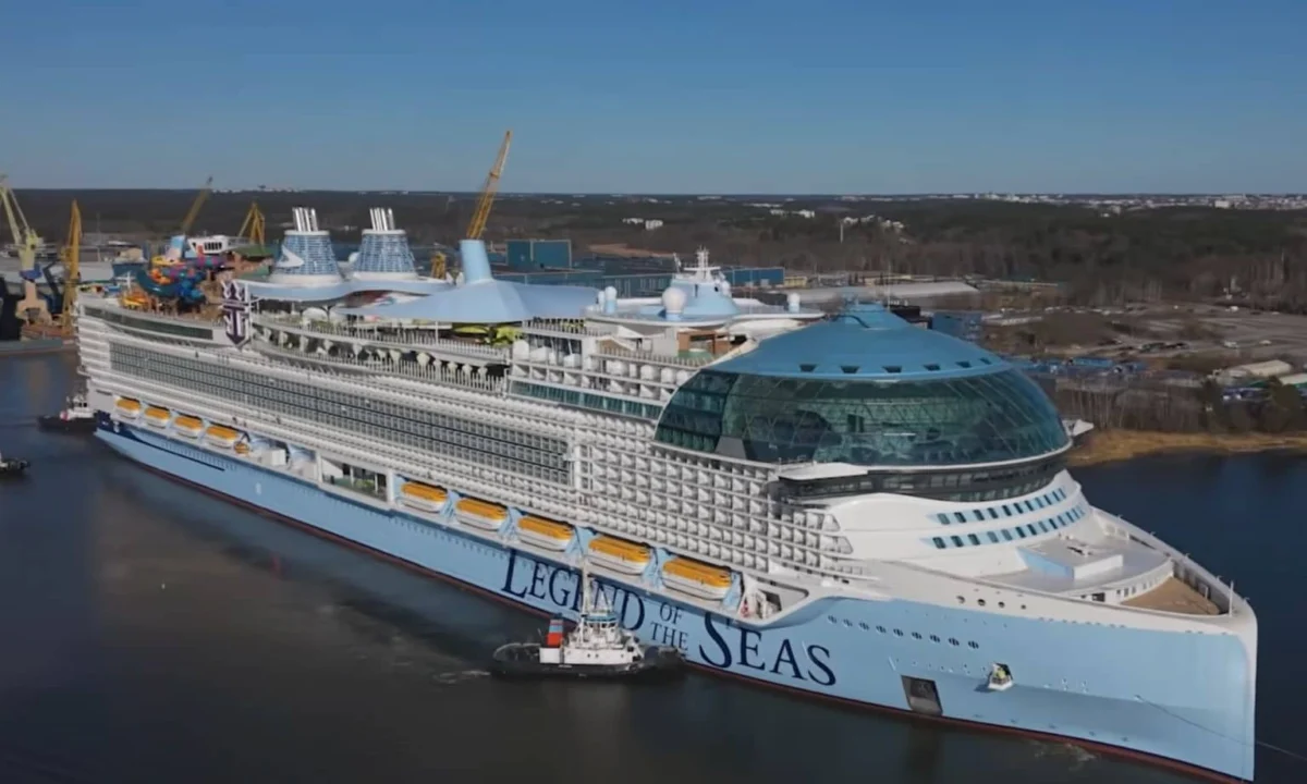 Royal Caribbean’s Legend of the Seas Embarks on Maiden Sea Trials as Mega-Ship Era Expands