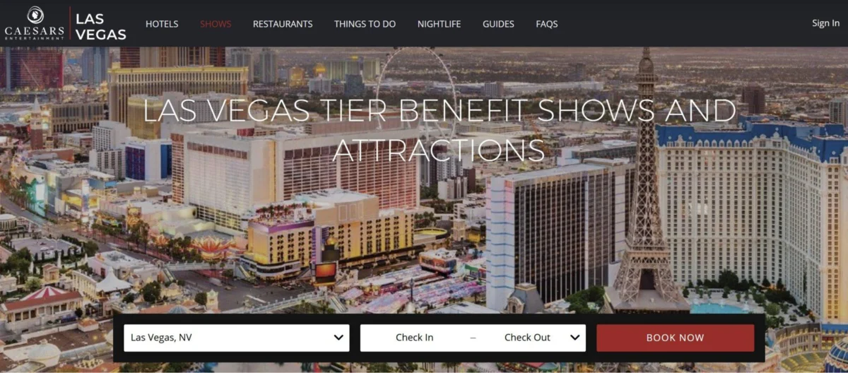 Caesars Rewards Reinstates Complimentary Show Ticket Benefit for Elite Status Members in Las Vegas