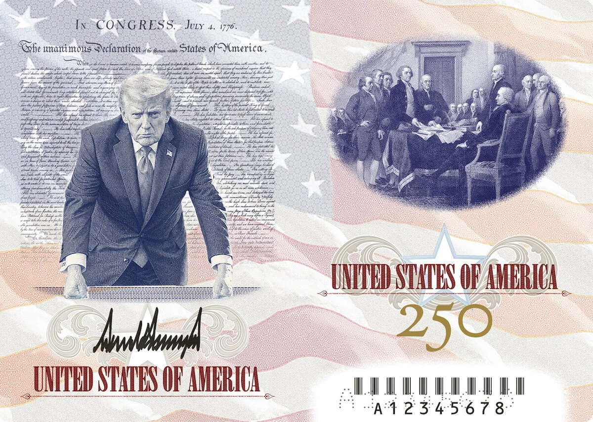 Trump Unveils Limited Edition America250 Patriotic Passport Featuring New Slogan and Design