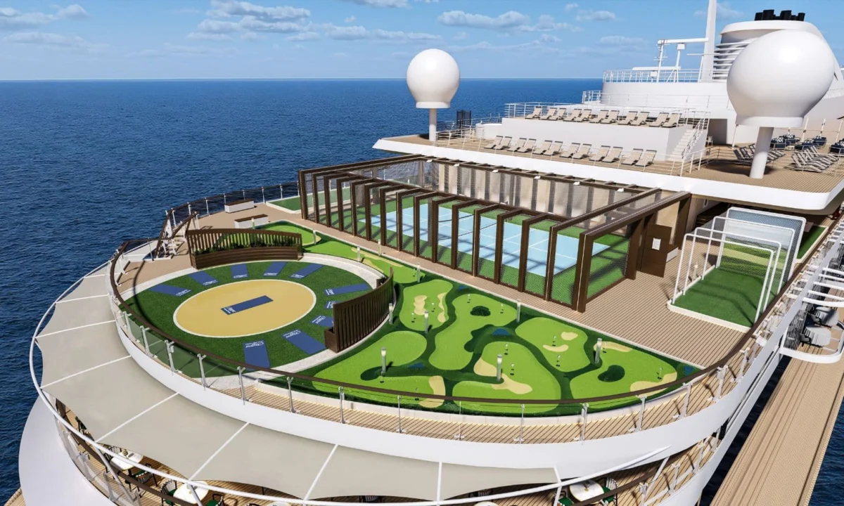 Regent Seven Seas Cruises Unveils Comprehensive Sports Deck on Upcoming Seven Seas Prestige
